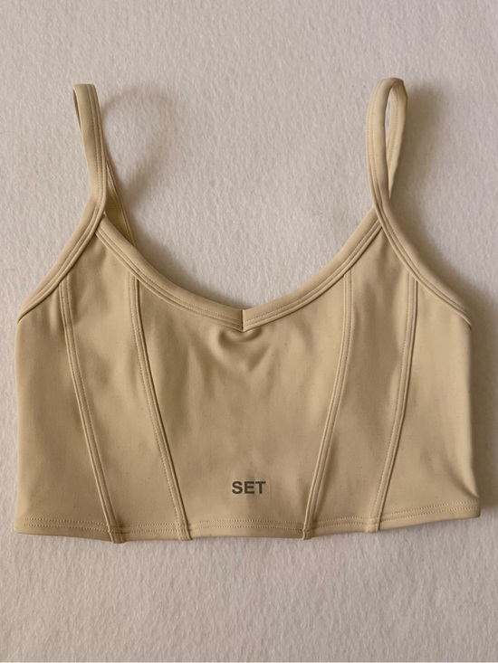 SET Active Tops - Set Active x Aimee Song LUXFORM Song Bra Crema Size M